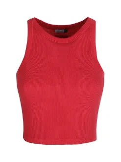 Sublyme Canotta cropped da donna a costine