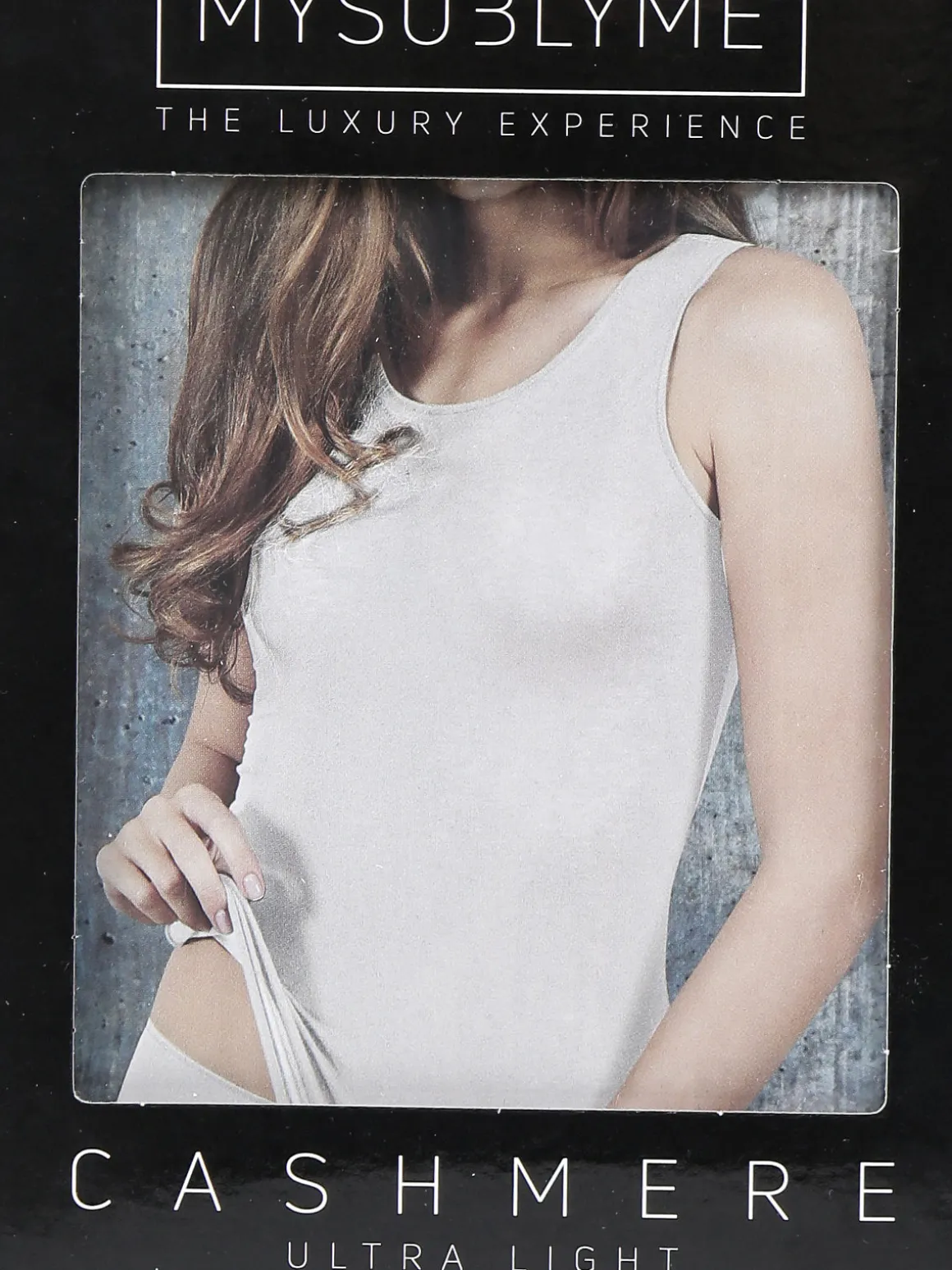 Sublyme Canotta donna in cashmere