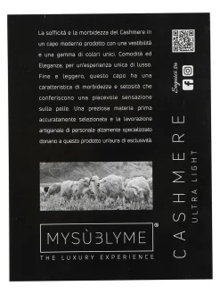 Sublyme Maglia a lupetto donna in cashmere ultra light