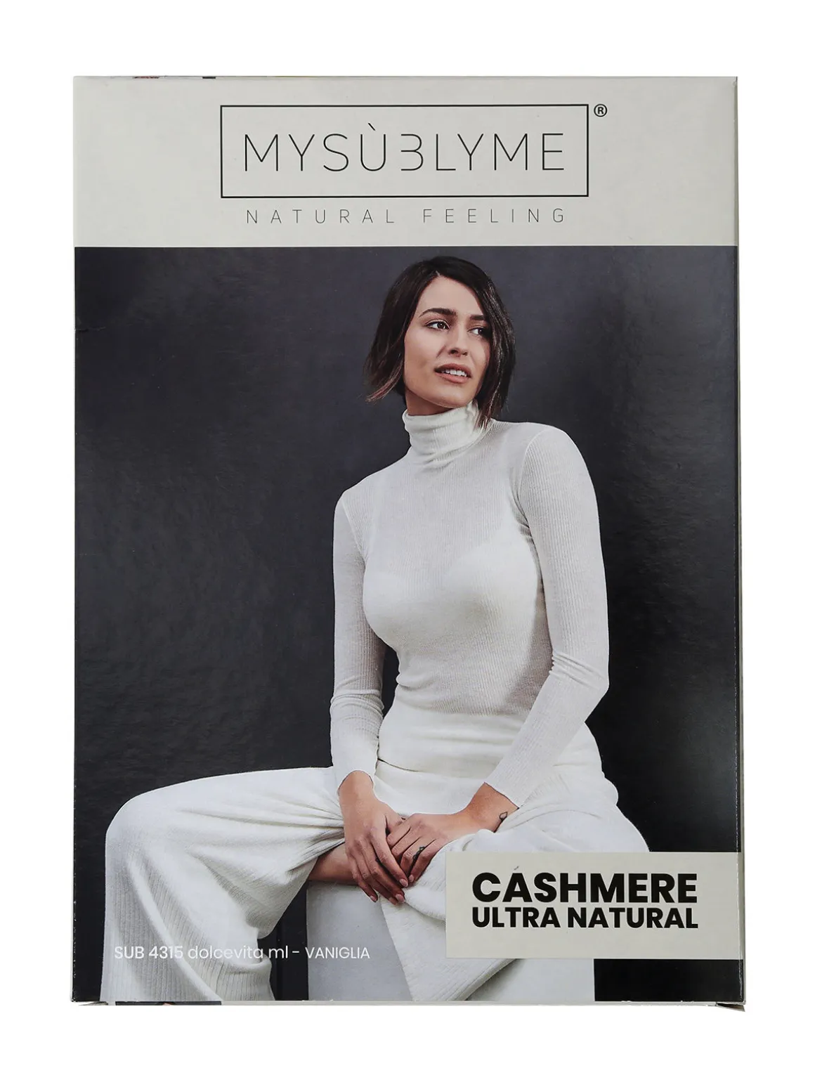 Sublyme Maglia dolcevita da donna in cashmere - grigio
