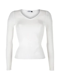 Sublyme Maglia donna manica lunga in cashmere scollo V