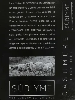 Sublyme Maglietta donna in cashmere ultra light