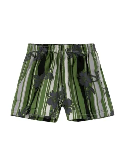 Sun & Beach Boxer da mare a fiori per bambino