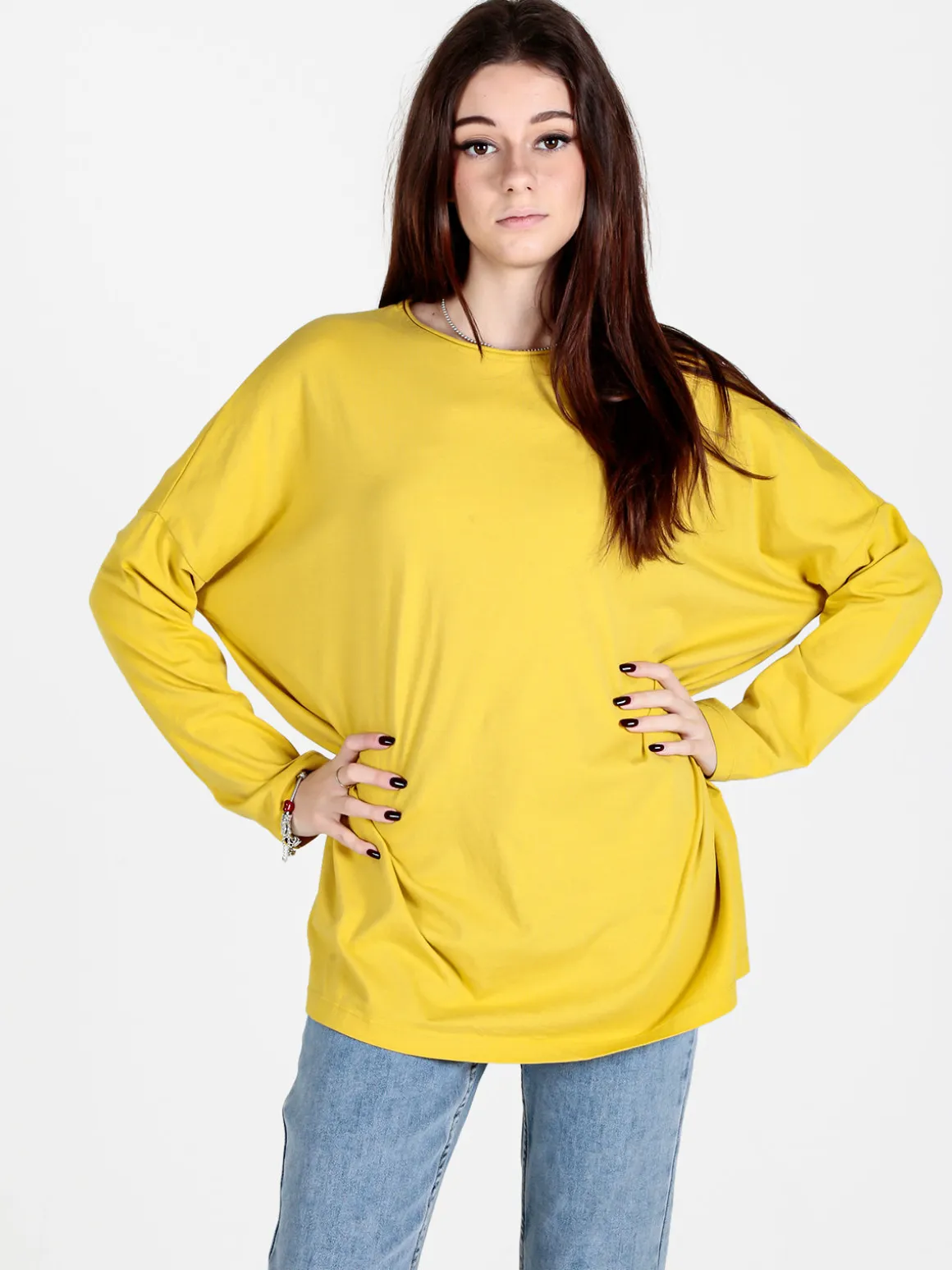Sun Sun Maxi t-shirt donna oversize in cotone