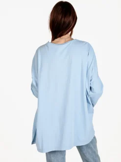 Sun Sun Maxi t-shirt donna oversize in cotone