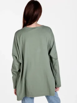 Sun Sun Maxi t-shirt donna oversize in cotone