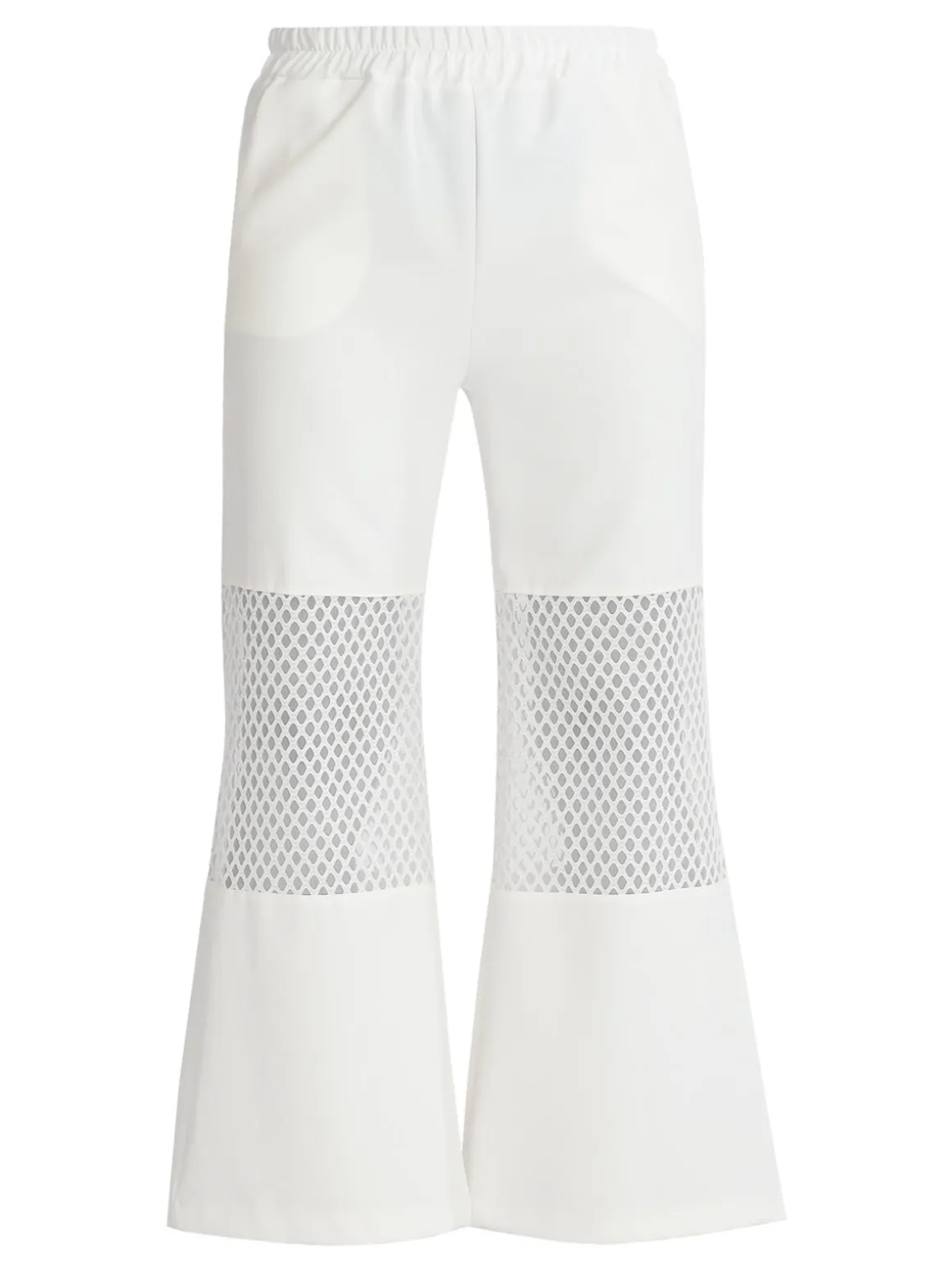Sun Sun Pantaloni donna a zampa con dettaglio a rete