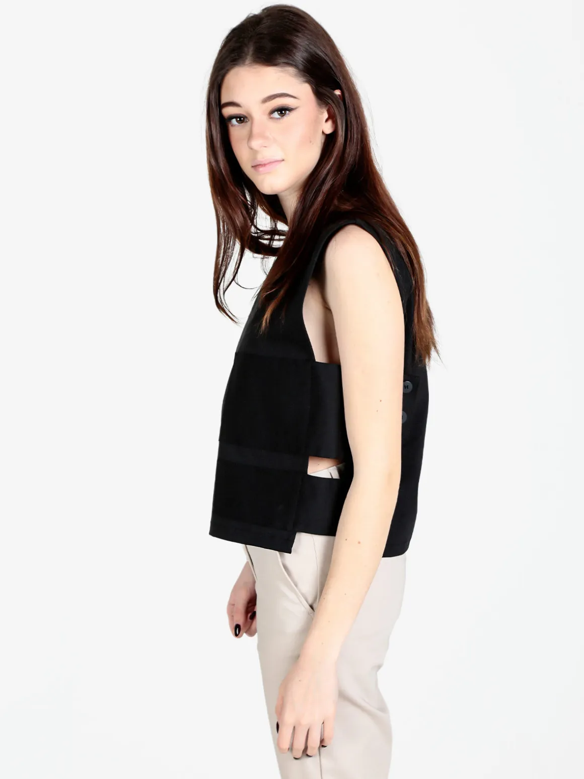 Sun Sun Top donna oversize in misto cotone