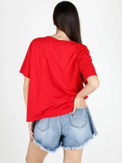 Sun Sun T-shirt donna oversize in cotone