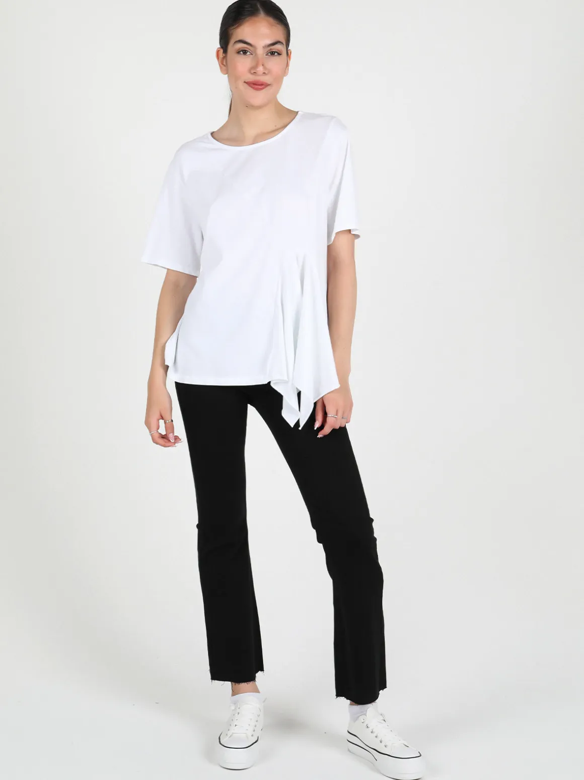 Sun Sun T-shirt donna oversize in cotone