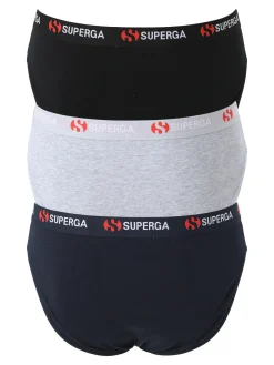 Superga Confezione da 3 slip da uomo in cotone
