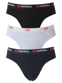 Superga Confezione da 3 slip da uomo in cotone