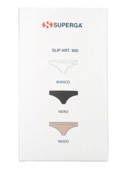 Superga Confezione da 3 slip donna - bianco