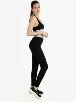 Superga Leggings donna sportivi con fascia stampata