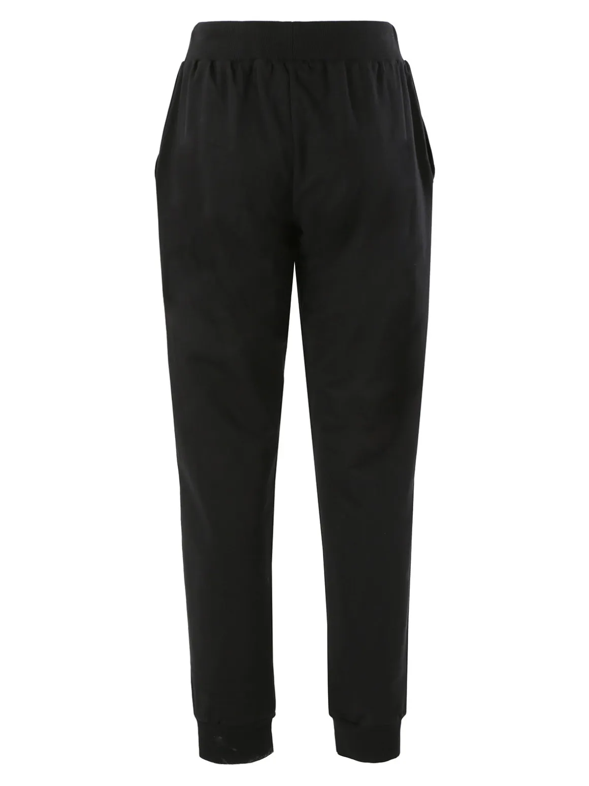 Superga Pantaloni tuta da donna in felpa con coulisse e polsini - nero