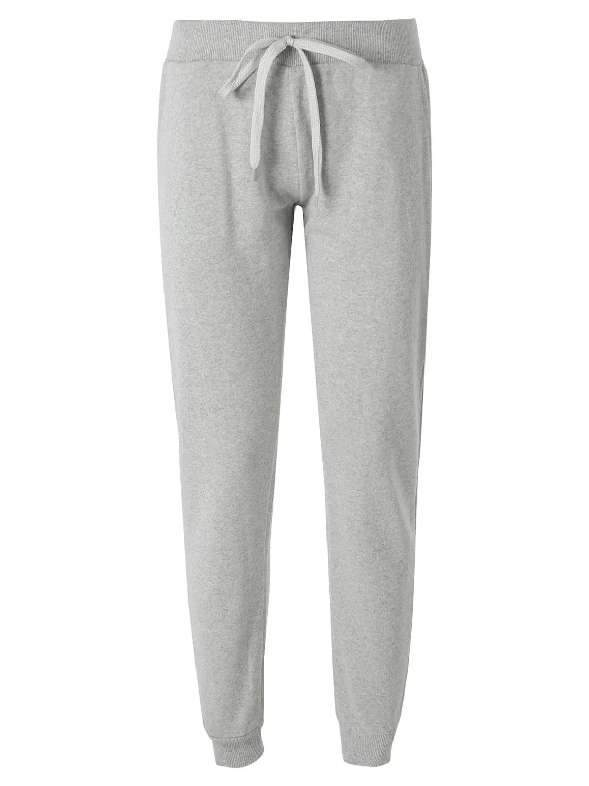Superga Pantaloni tuta da donna in felpa con coulisse e polsini - grigio