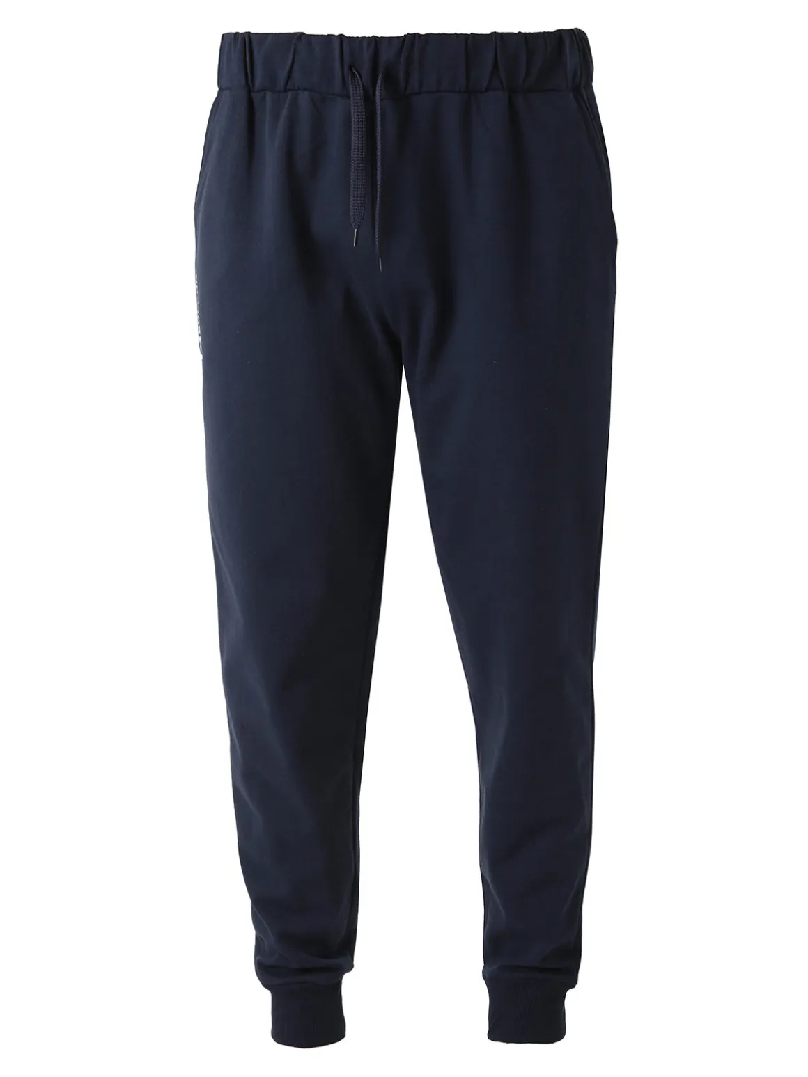 Superga Pantaloni tuta da uomo in felpa con coulisse e polsini - blu scuro