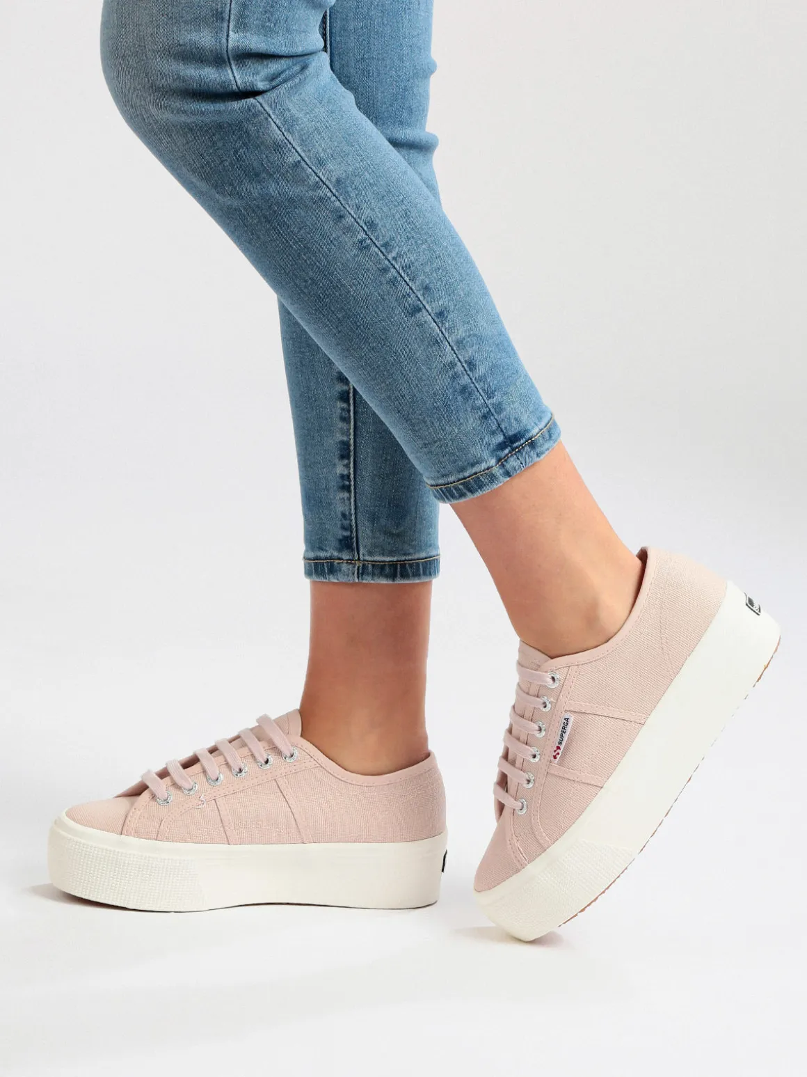 Superga 2790 PLATFORM Sneakers donna in tela con platform