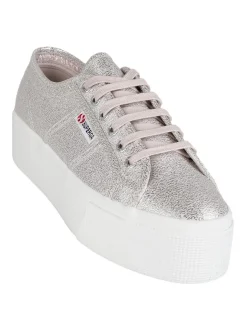 Superga Scarpe in tela donna con platform 2790 LAME