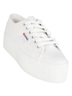 Superga Scarpe in tela donna 2790 SHINY PRINTED PLATFORM