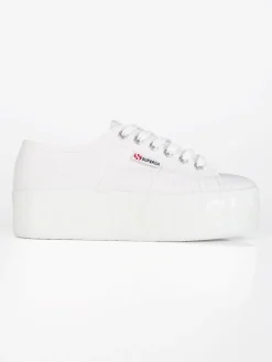 Superga Scarpe in tela donna 2790 SHINY PRINTED PLATFORM