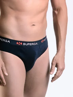 Superga Slip da uomo in cotone tinta unita