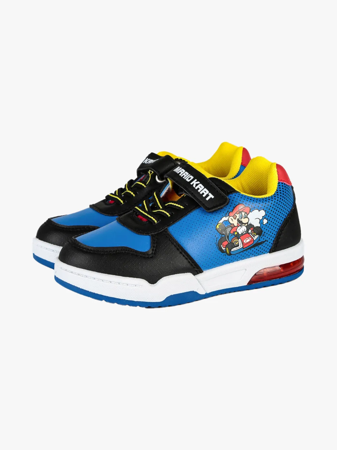 Super Mario Sneakers basse da bambino con strappo e luci - multicolore