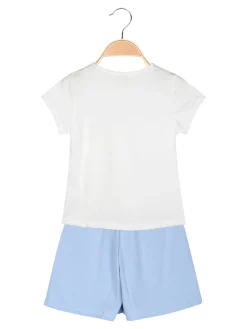 Sweet Junior Completo da bambina 2 pezzi con t-shirt e shorts