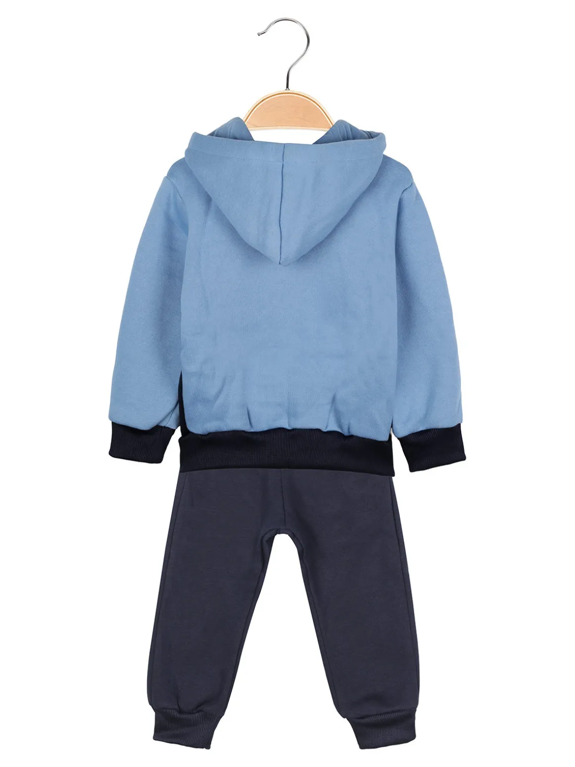 Sweet Junior Completo da neonato felpato 3 pezzi - blu
