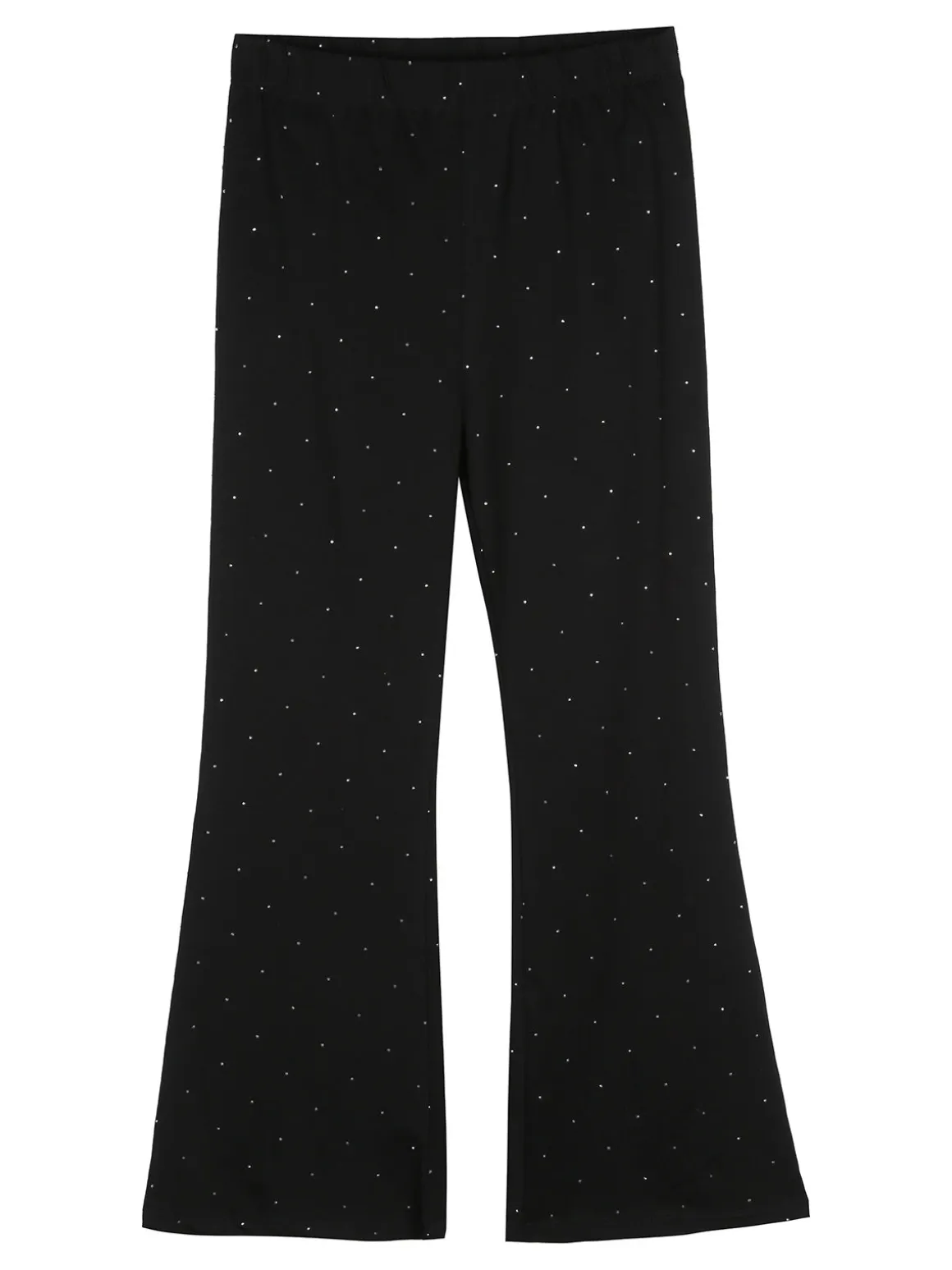 Sweet Junior Completo elegante da bambina con paillettes e pantaloni a zampa - nero
