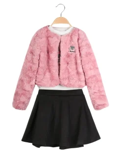 Sweet Junior Completo 3 pezzi da bambina con giacca e gonna