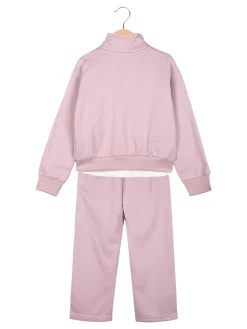 Sweet Junior Completo tuta da bambina 3 pezzi con strass - rosa
