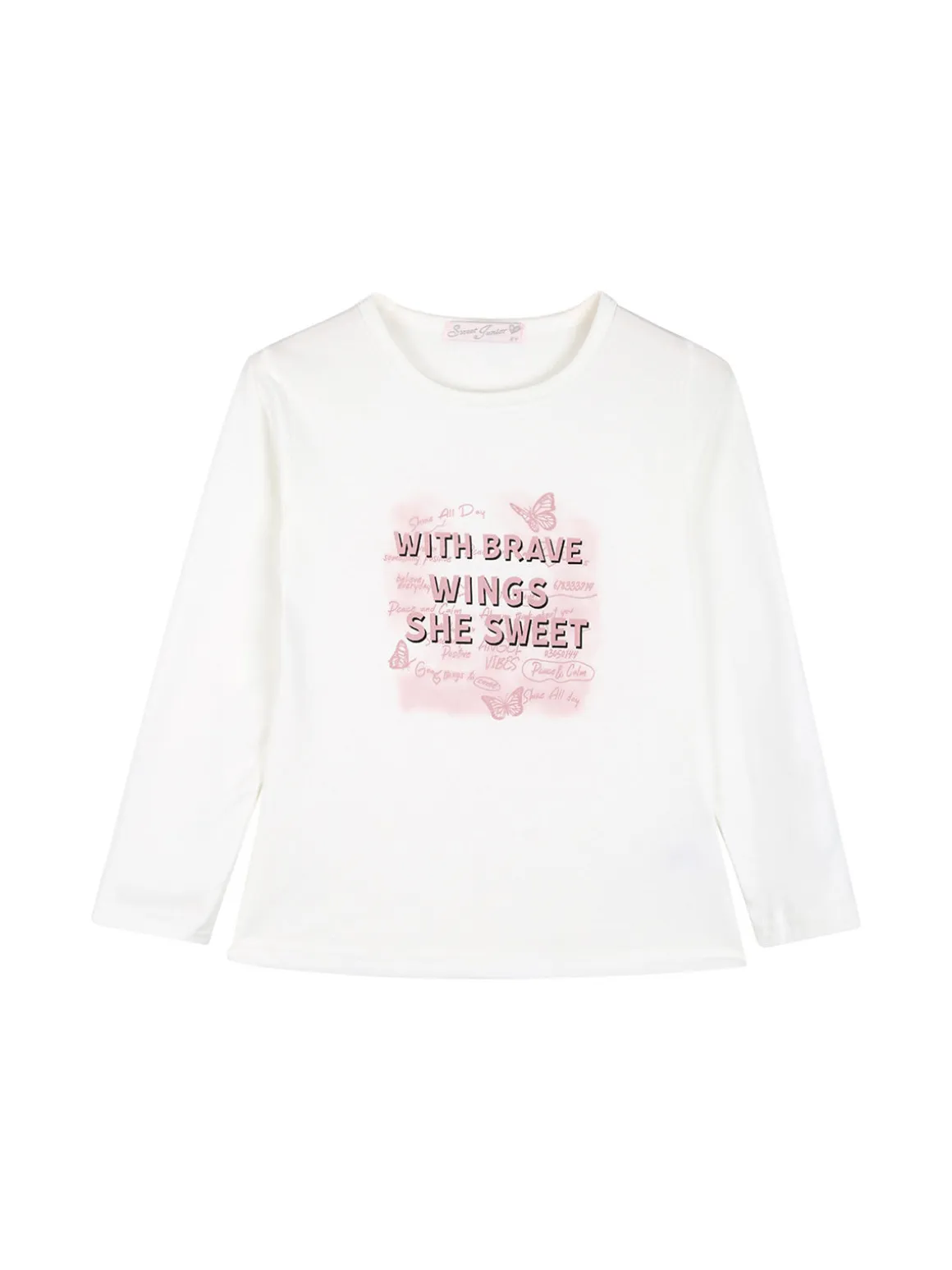 Sweet Junior Completo tuta da bambina 3 pezzi con strass - grigio