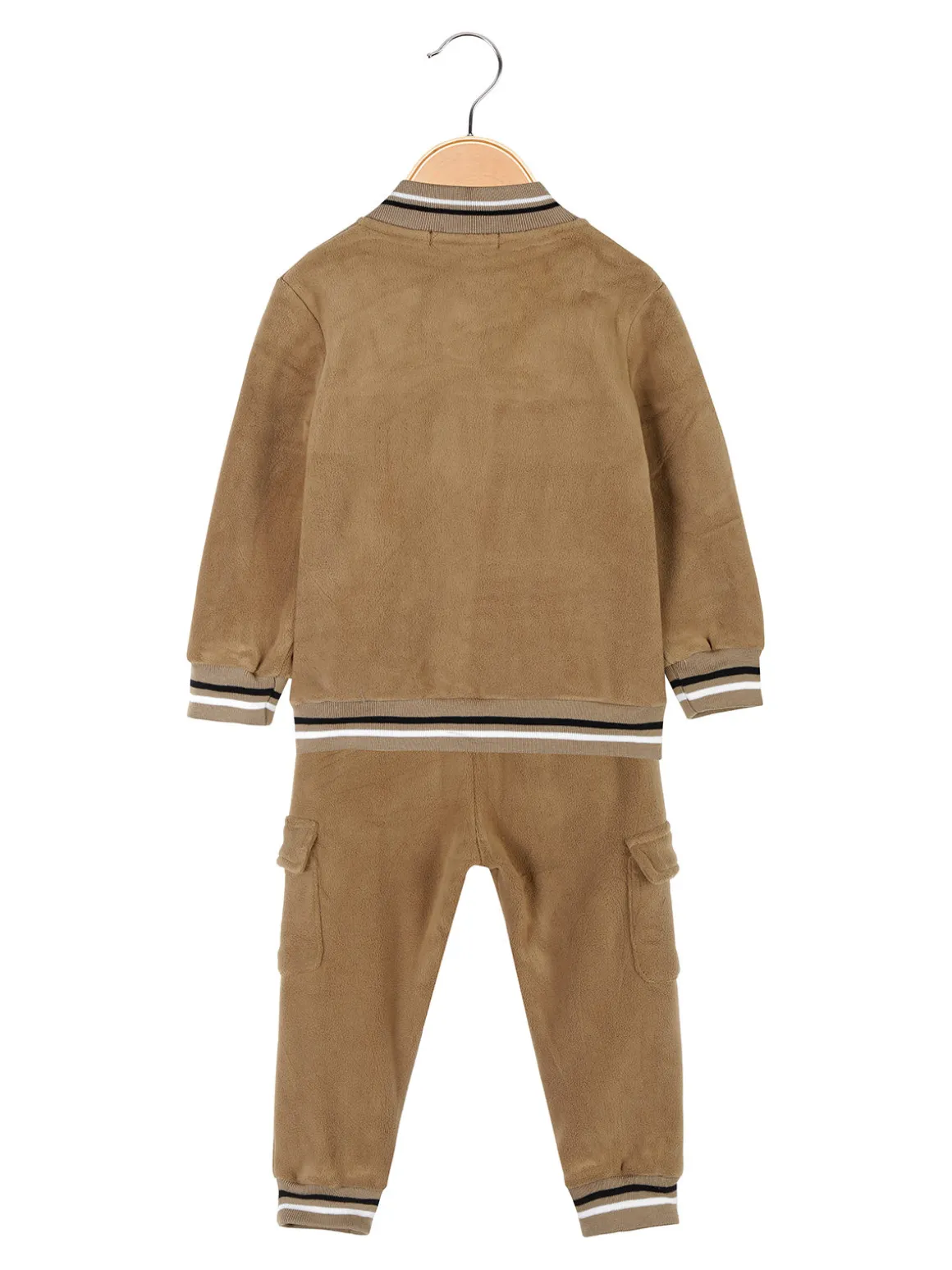 Sweet Junior Completo tuta da neonato 3 pezzi in ciniglia