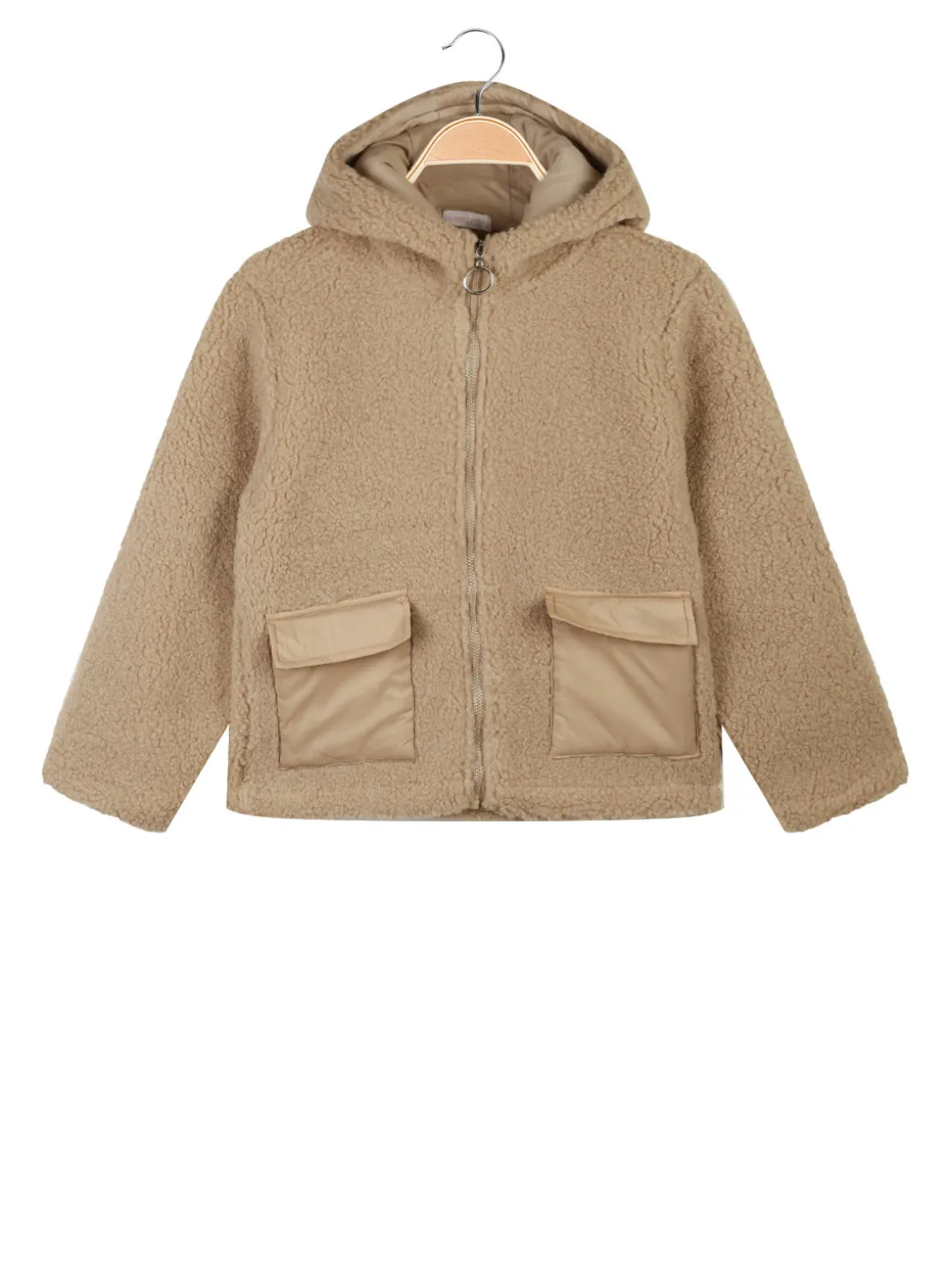 Sweet Junior Giacca orsetto da bambina con cappuccio e zip