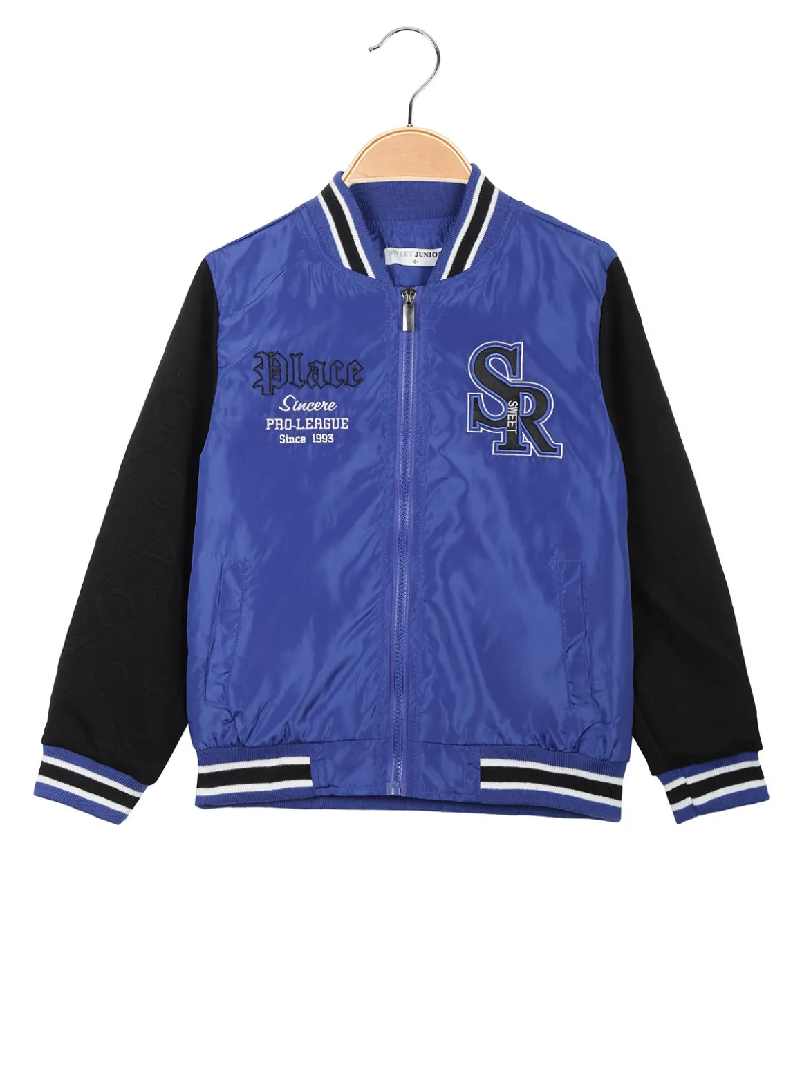 Sweet Junior Giubbino baseball da bambino con zip