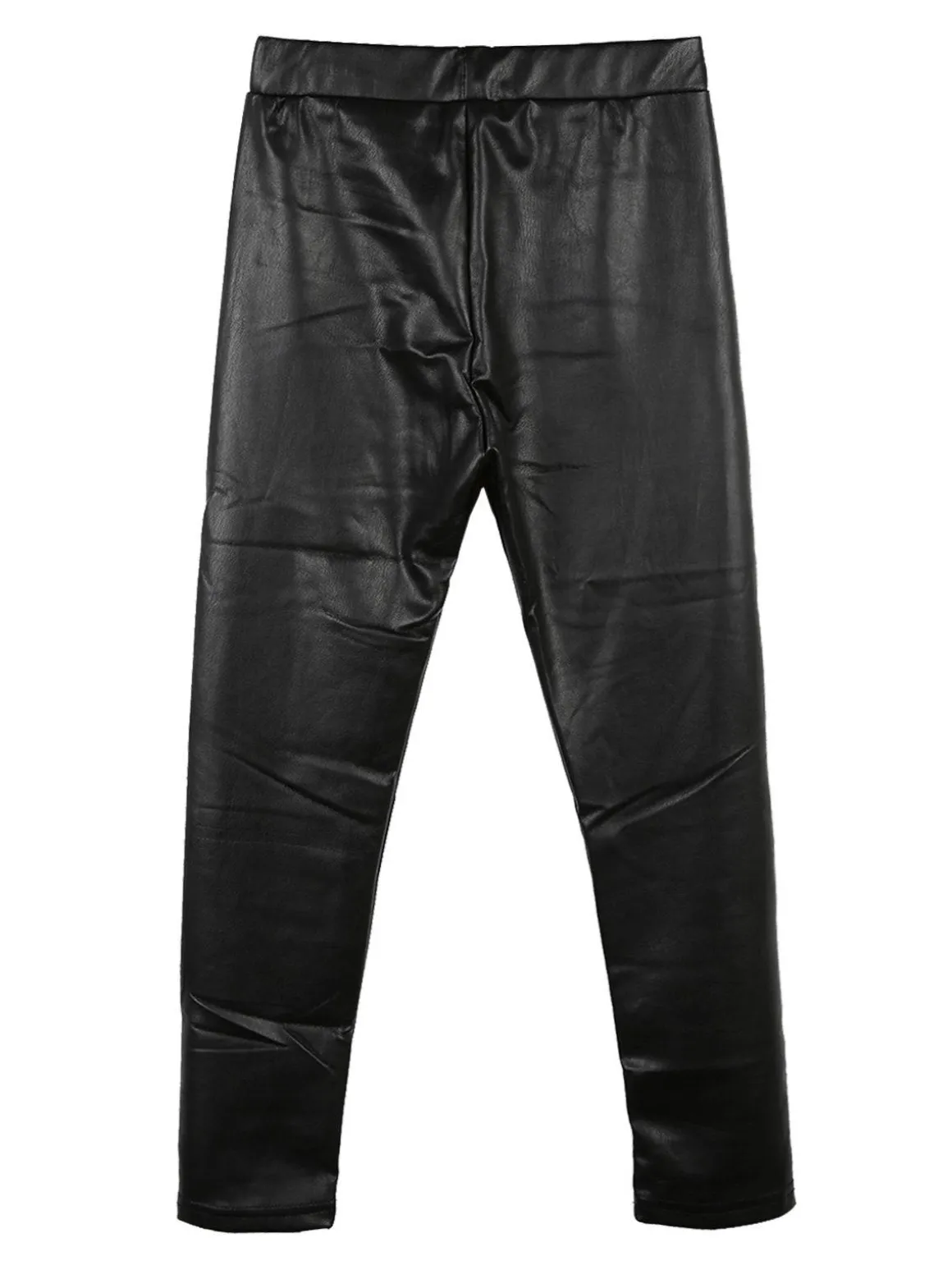Sweet Junior Leggings bimba in ecopelle felpato