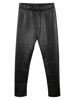 Sweet Junior Leggings bimba in ecopelle felpato