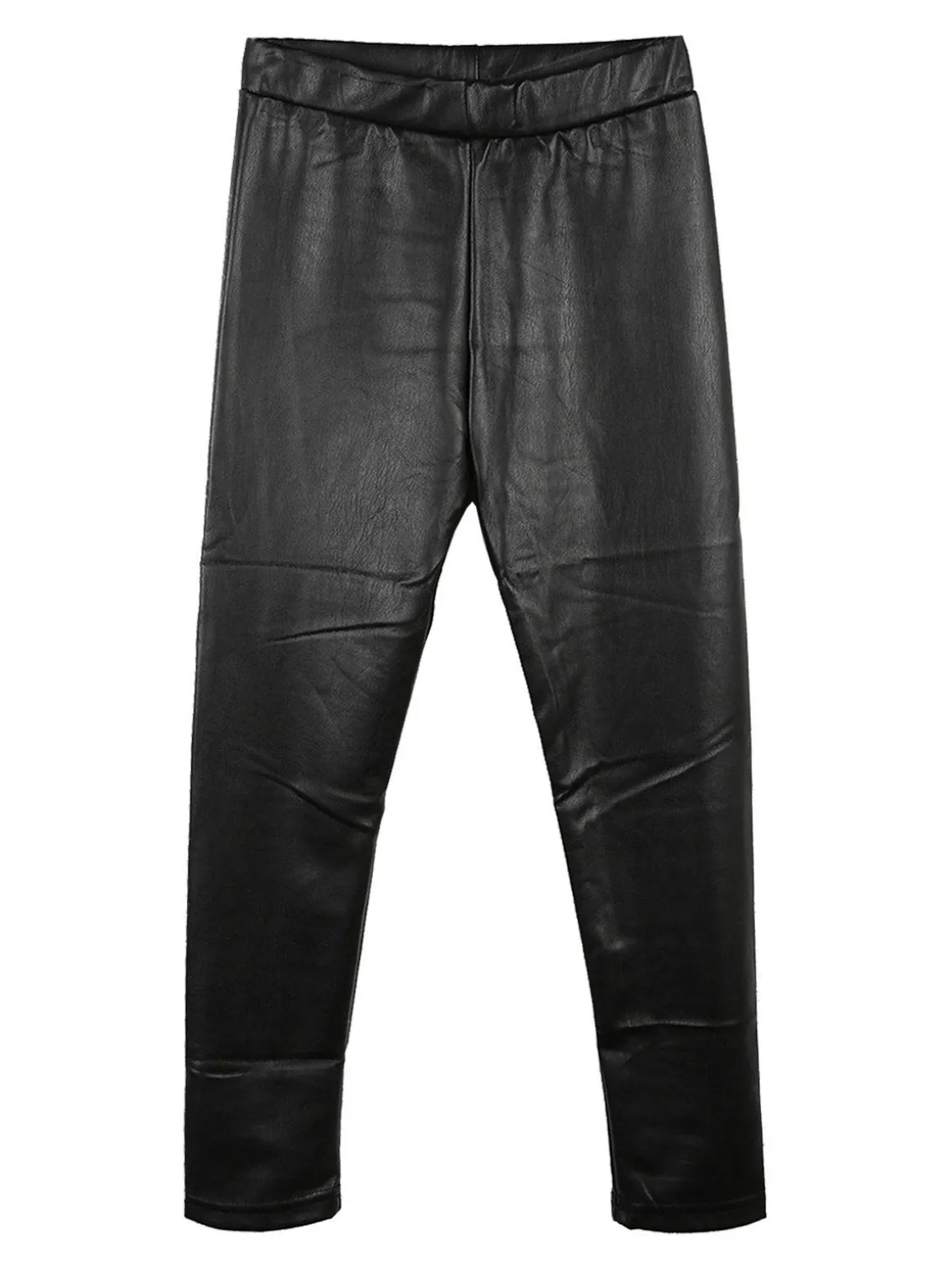 Sweet Junior Leggings bimba in ecopelle felpato