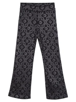 Sweet Junior Leggings da bambina a zampa con interno felpato