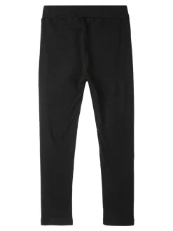 Sweet Junior Leggings da bambina in tessuto caldo con applicazioni