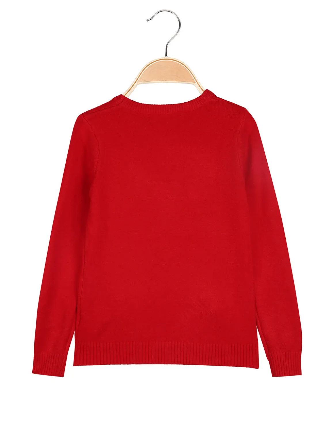 Sweet Junior Maglione natalizio da bambini con patch - rosso