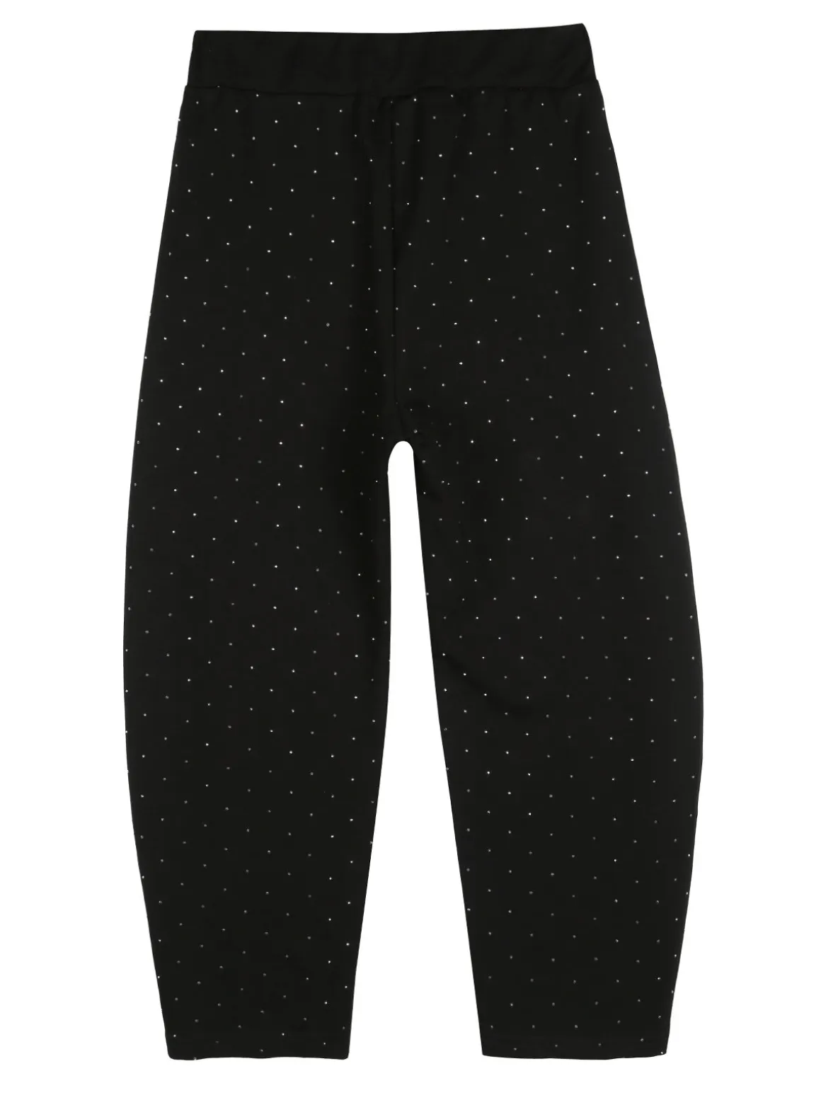 Sweet Junior Pantaloni da bambina a palloncino con micro borchie - nero