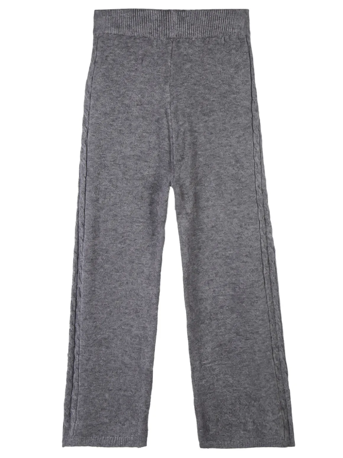 Sweet Junior Pantaloni da bambina in maglia a vita alta
