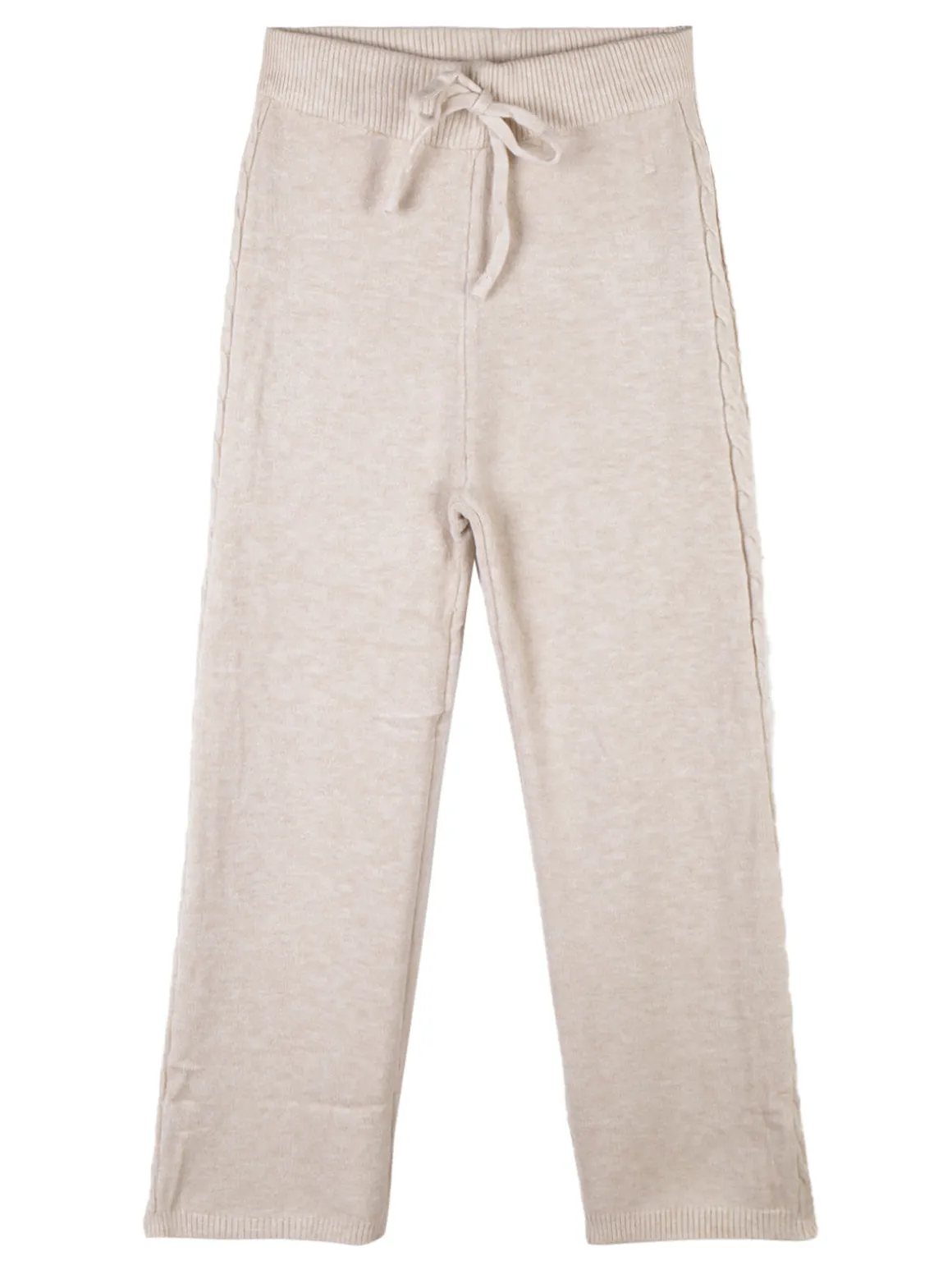 Sweet Junior Pantaloni da bambina in maglia a vita alta
