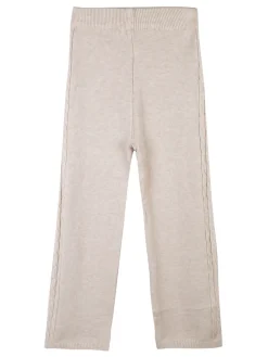 Sweet Junior Pantaloni da bambina in maglia a vita alta