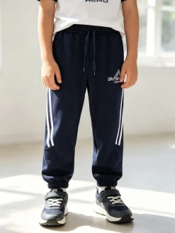 Sweet Junior Pantaloni sportivi da bambino con elastico sul finale - blu scuro