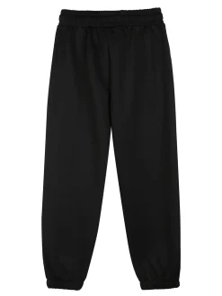 Sweet Junior Pantaloni tuta da bambino con coulisse ed elastico sul finale - nero