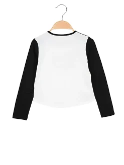 Sweet Junior T-shirt da bambina a maniche lunghe con interno in caldo cotone