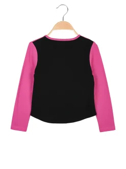 Sweet Junior T-shirt da bambina a maniche lunghe con interno in caldo cotone